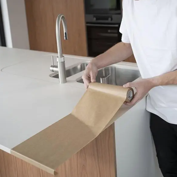 Бумага самоклеящаяся защитная HPX STICKY COVER PAPER 296 мм х 30 м - фото 4