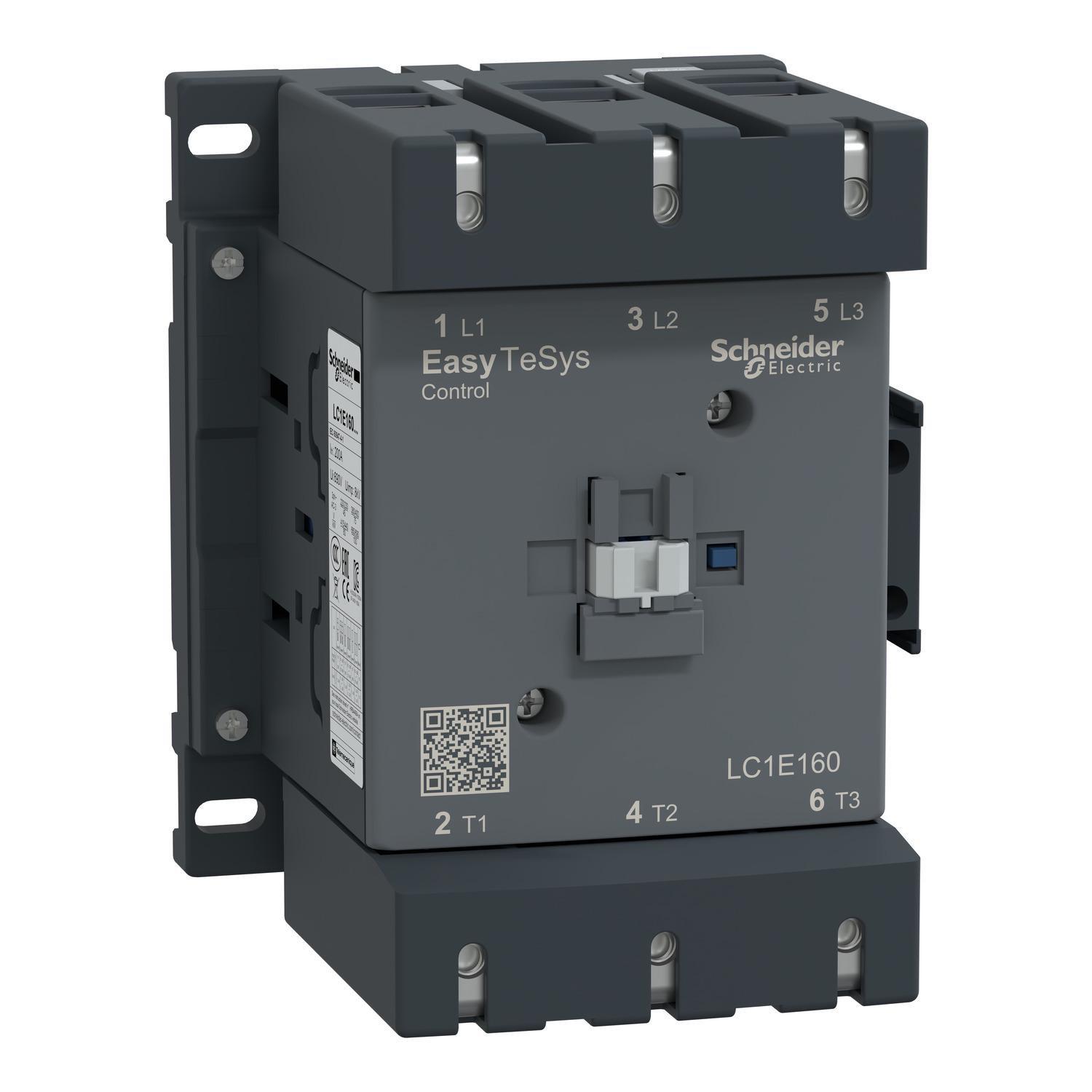 Контактор-пускатель Schneider Electric Easy TeSys 160А 24 В 1NO+1NC (LC1E160B5) Контактор-пускатель Schneider Electric Easy TeSys 160А 24 В 1NO+1NC (LC1E160B5)
