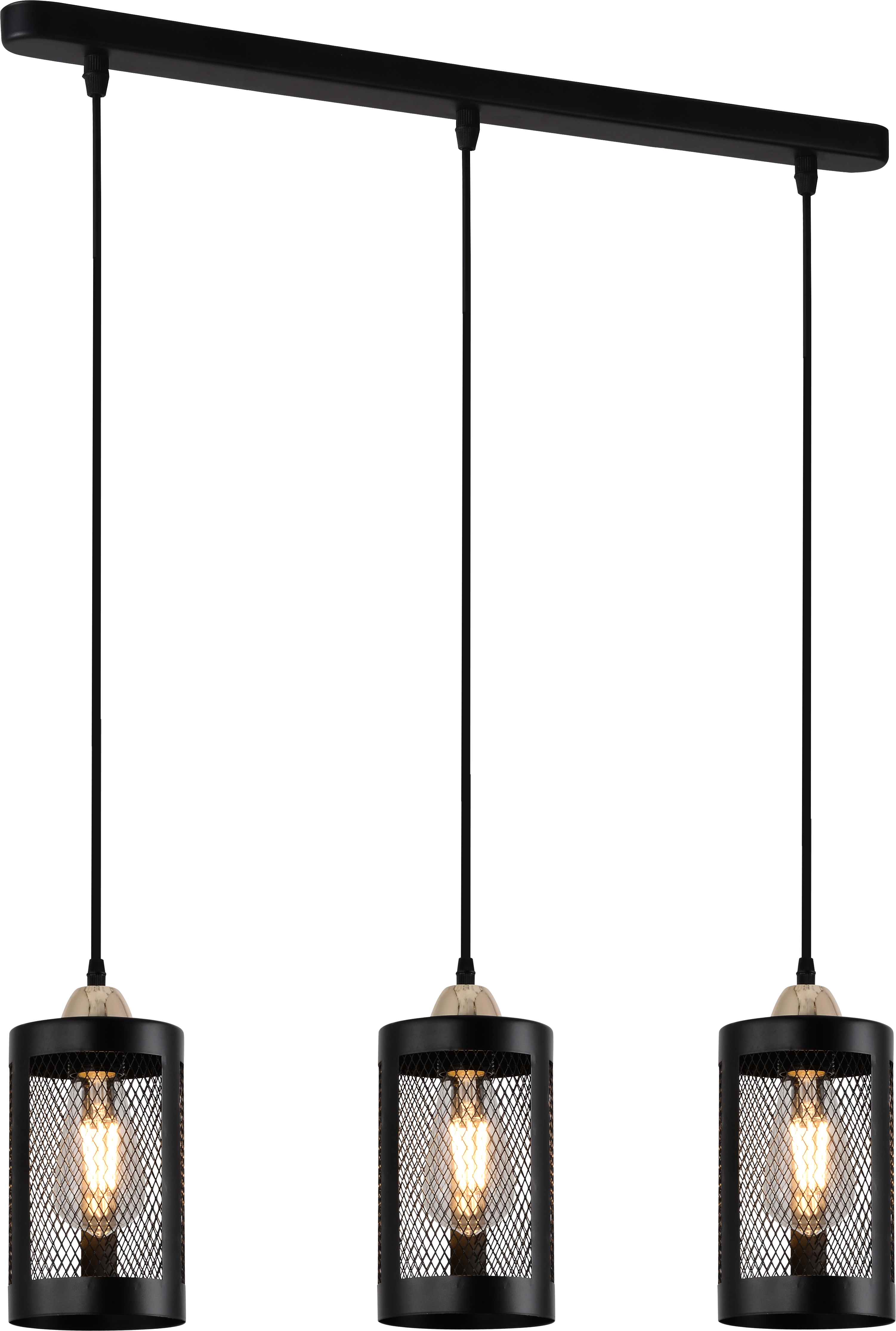 Люстра подвесная Sirius XA3224/3 BK+FGD