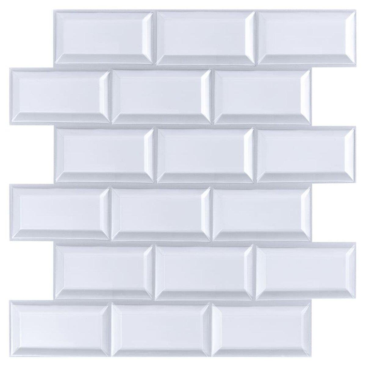 Декоративная плитка ПВХ СПП-501 Кирпич на самоклейке 300х300х5 мм (SW-00000665)