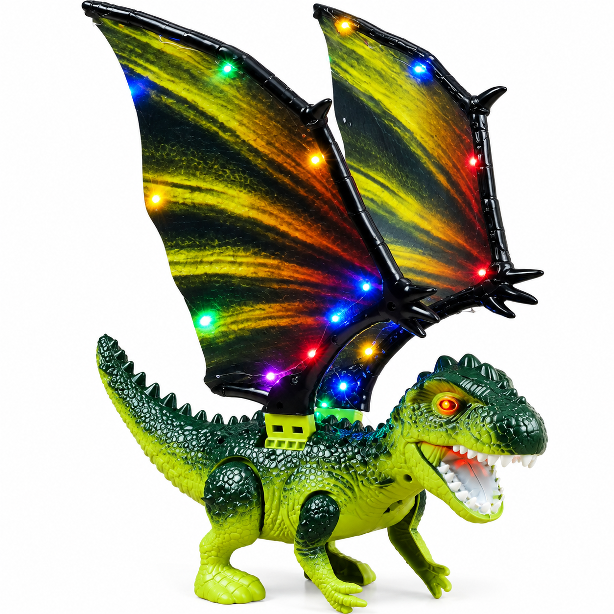 Іграшка дитяча з крилами на спину Dinosaur Wings Динозавр з LED-підсвіткою/музикою та рухомими лапами від 3 років 65 см (38444910) Іграшка дитяча з крилами на спину Dinosaur Wings Динозавр з LED-підсвіткою/музикою та рухомими лапами від 3 років 65 см (38444910)