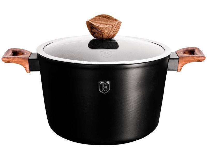 Каструля з кришкою Berlinger Haus BH-1720 6 л Чорний (14391450)