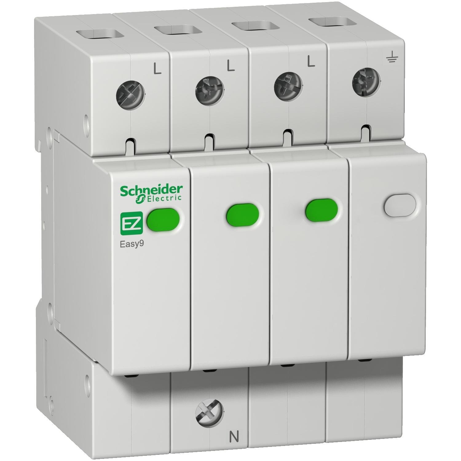 Ограничитель перенапряжения Schneider Electric EZ9 3+N 45кА 275 В класс 2 (EZ9L33745) Ограничитель перенапряжения Schneider Electric EZ9 3+N 45кА 275 В класс 2 (EZ9L33745)