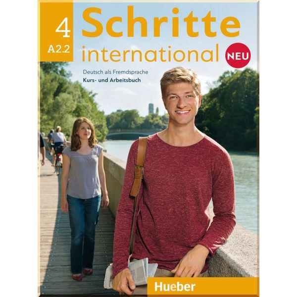 Учебник и рабочая тетрадь Schritte international Neu 4 Kurs- und Arbeitsbuch mit Audio-CD zum Arbeitsbuch