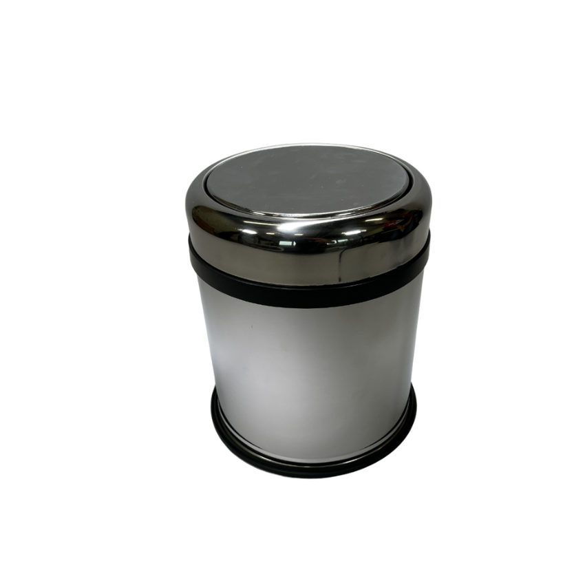 Ведро для мусора с поворотной крышкой MAXIFLOW 5 л Нержавеющая сталь (4513.0000S.430.05)