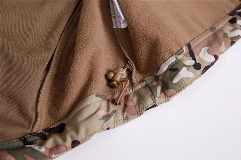 Куртка SoftShell ClefersTac A33 с капюшоном и с липучками XL Multicam (5002485XL) - фото 7