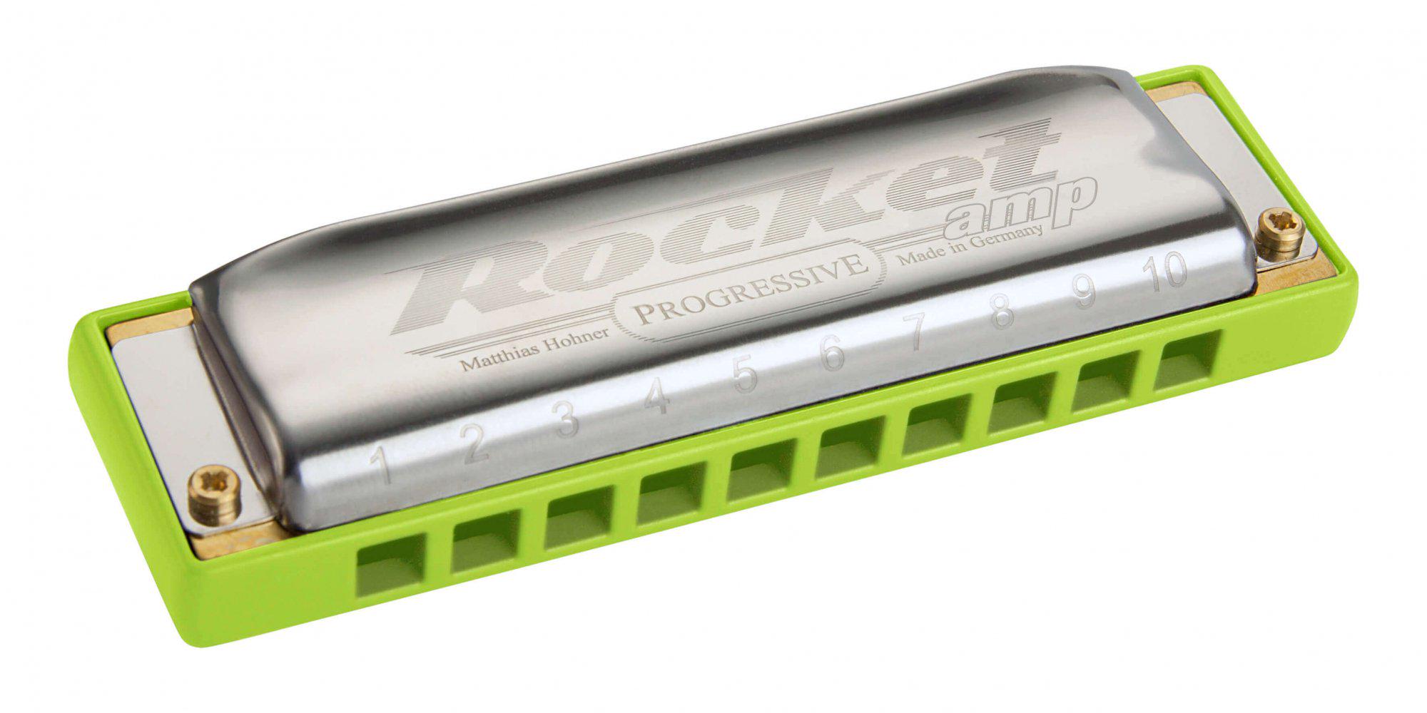 Губна гармошка Hohner Progressive Rocket AMP M2015036X D-major (125987)