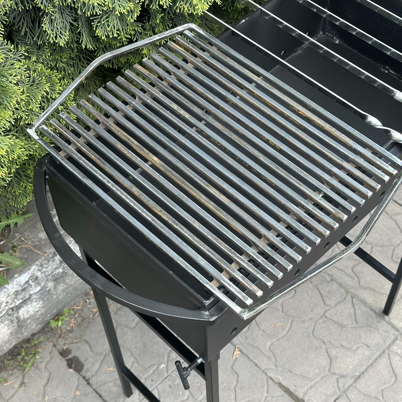 Мангал розбірний Гектор зі знімними ніжками на 9 шампурів 2 мм (MN9-2) - фото 10