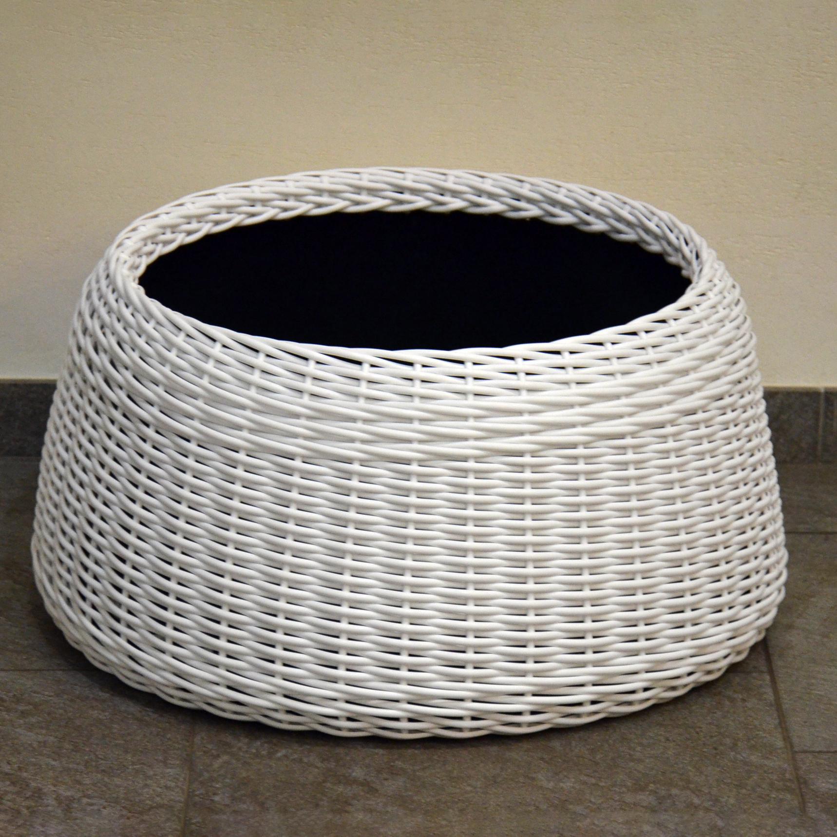 Подставка-юбка под елку плетеная из искусственного ротанга/ручной работы L Белый (22461937) - фото 3 Подставка-юбка под елку плетеная из искусственного ротанга/ручной работы L Белый (22461937) - фото 3