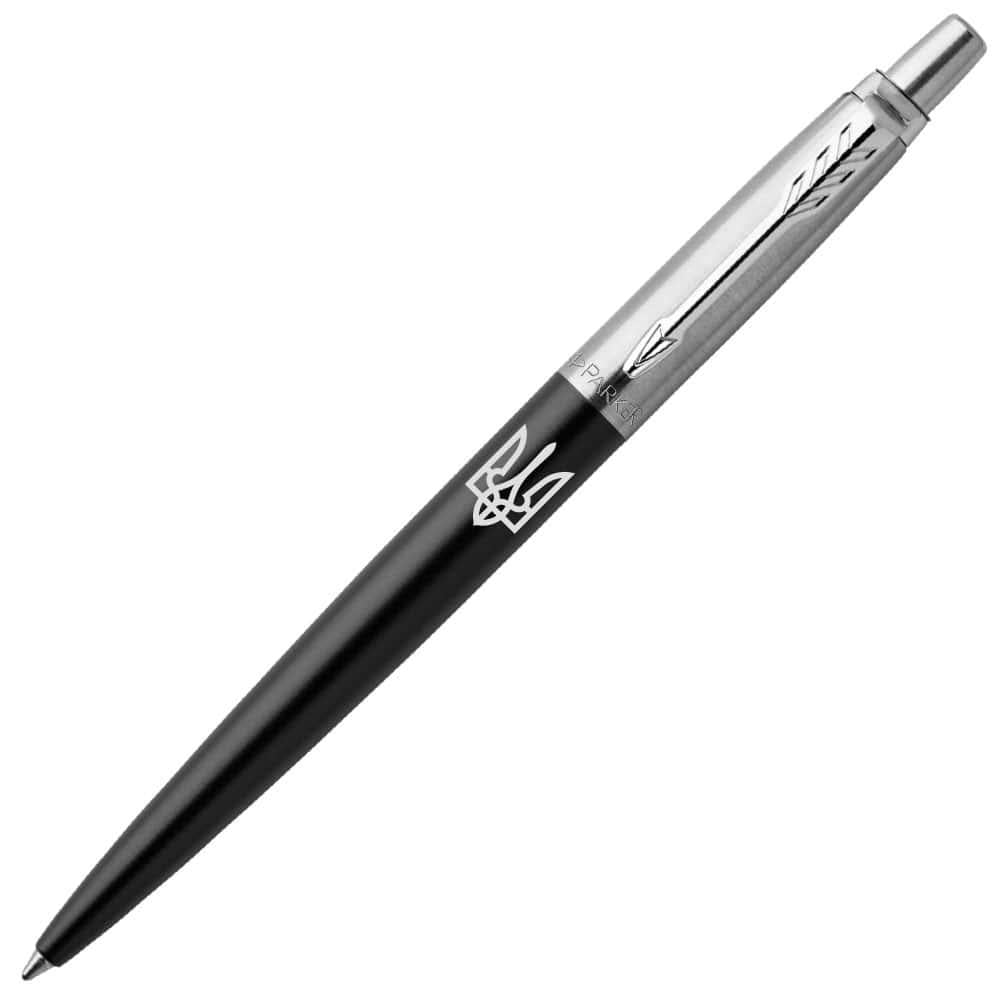 Подарочная ручка шариковая Parker JOTTER 17 UKRAINE Bond Street CT BP Трезубец Black (16232_T001w)