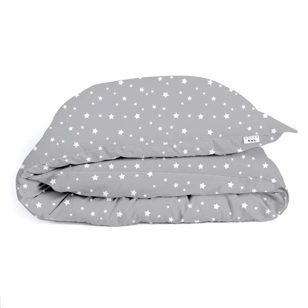 Пододеяльник евро Cosas Stars White Grey 200х220 см (4822080295277)