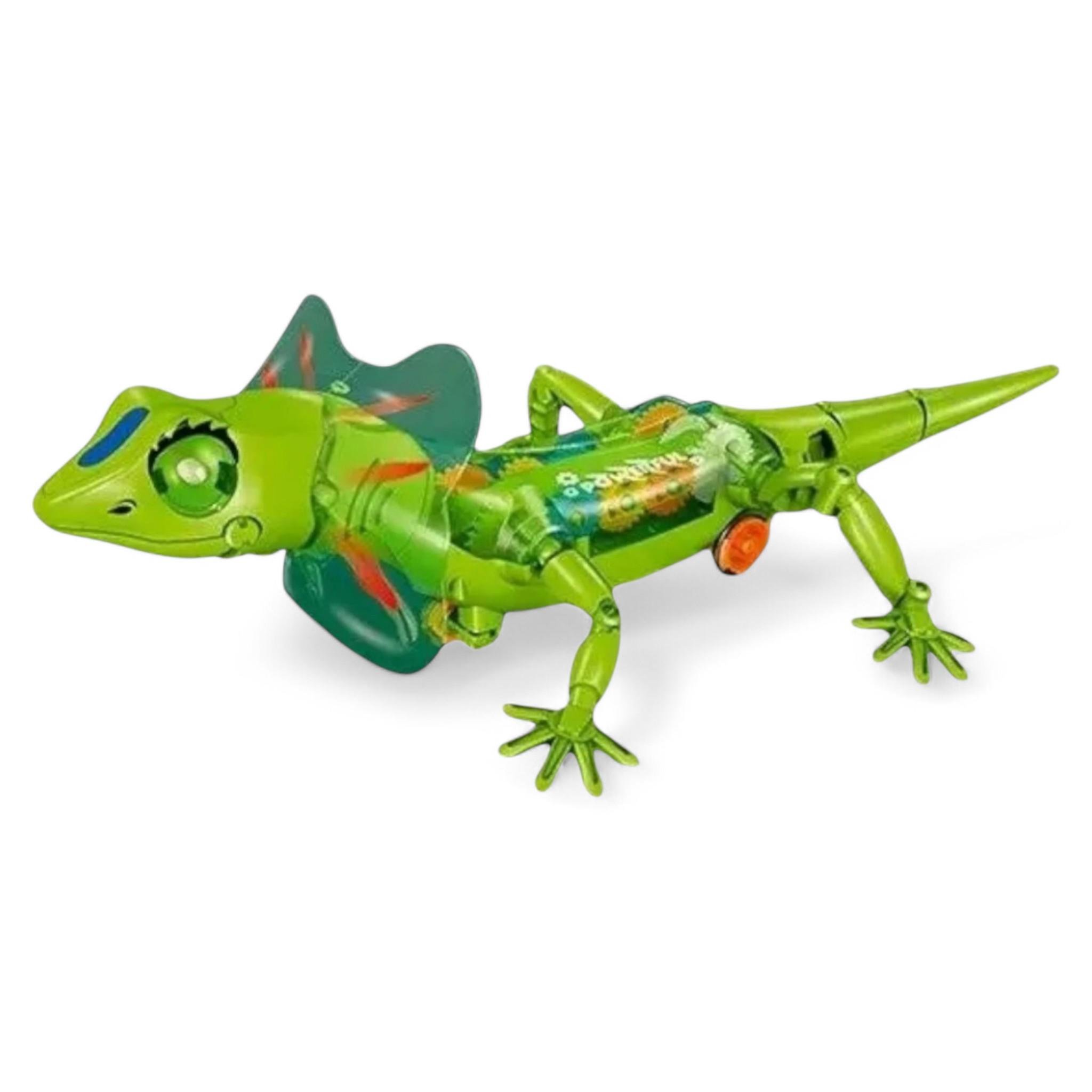 Робот Ящерица Rong Xian Yi Lizard Remote Controlled Green звуковые и световые эффекты на радиоуправлении (R_ZR 2102 )