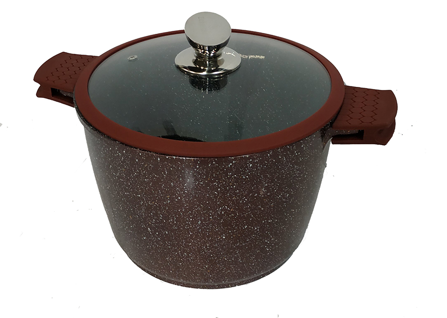 Кастрюля с крышкой Zurrichberg 7,6 л (ZBP-7104 Burgundy)