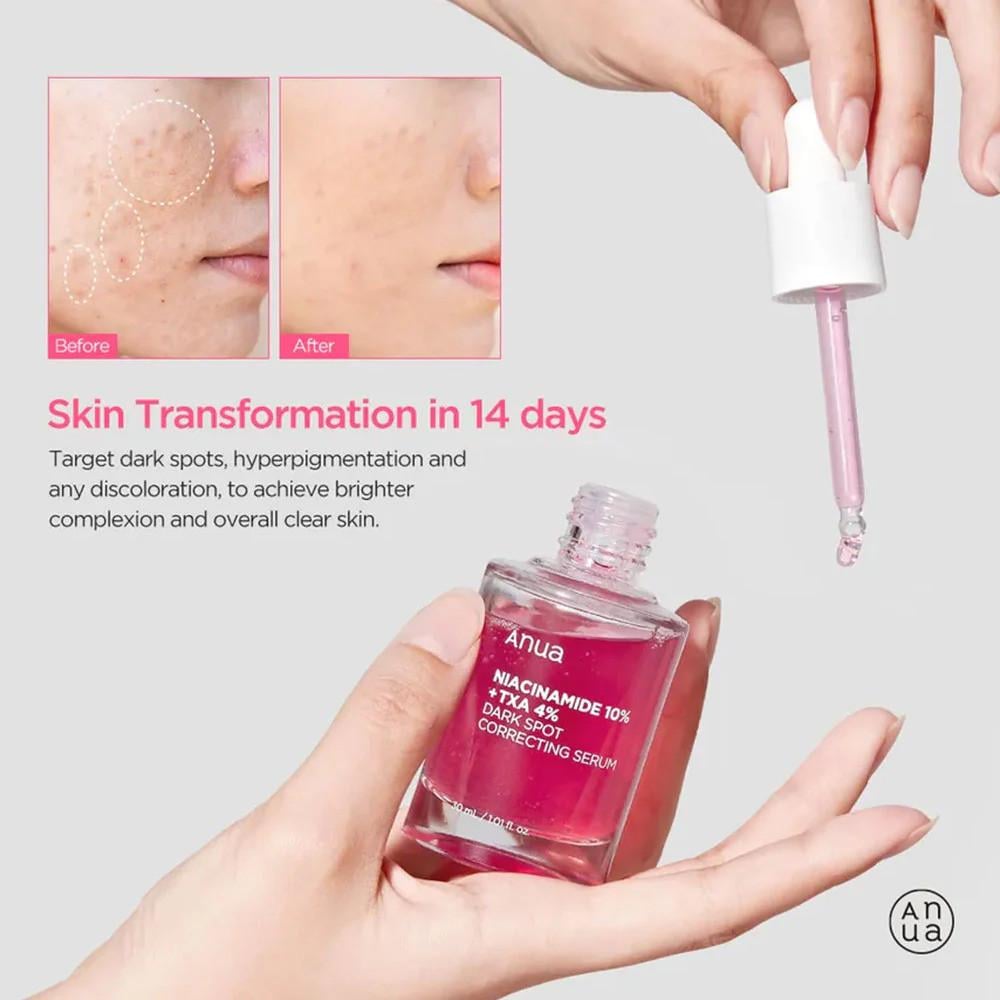 Сыворотка осветляющая ANUA Niacinamide 10%/Txa 4% Serum с ниацинамидом 30 мл - фото 6