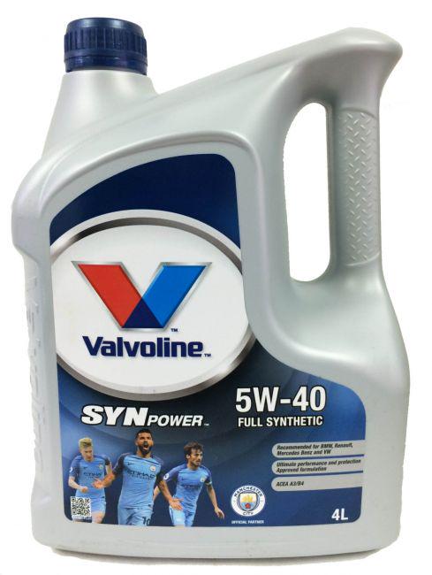 Моторна олива Valvoline Synpower 5W-40 4 л