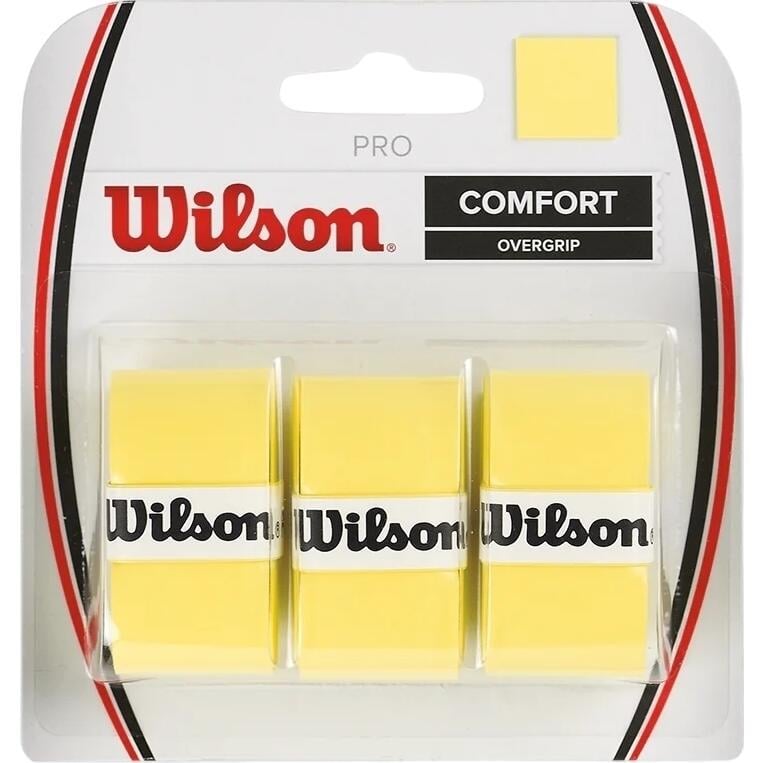 Обмотка для ракеток Wilson PRO OVERGRIP 3 шт. Жовтий (WRZ4014)