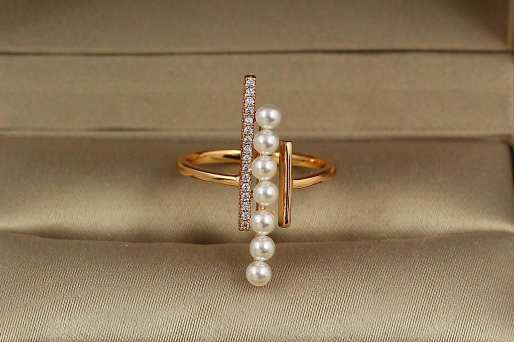 Кольцо Xuping Jewelry три дороги р. 16+ Золотистый (1810169470)