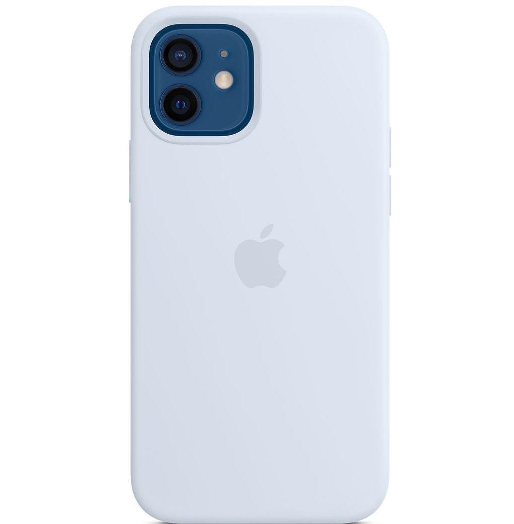 Силіконовий чохол-накладка Apple Silicone Case for iPhone 12/12 Pro, Cloud Blue (HC)(A)