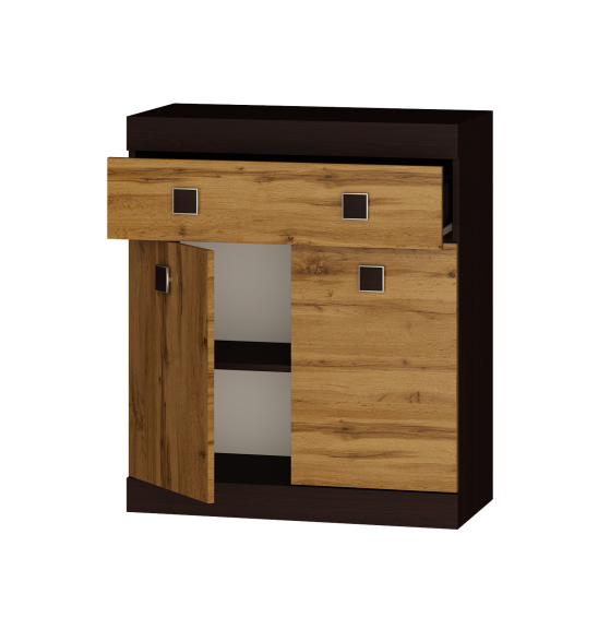 Комод Everest Соната 4 800х376х931 мм Венге темный/Дуб крафт золотой (11233) Комод Everest Соната 4 800х376х931 мм Венге темный/Дуб крафт золотой (11233)