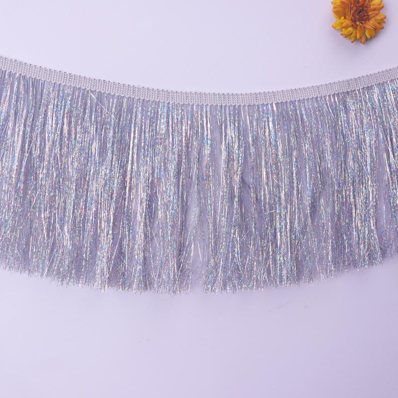 Гирлянда дождик с голограммой для праздника 200x25 см Серебристый (188600) - фото 2