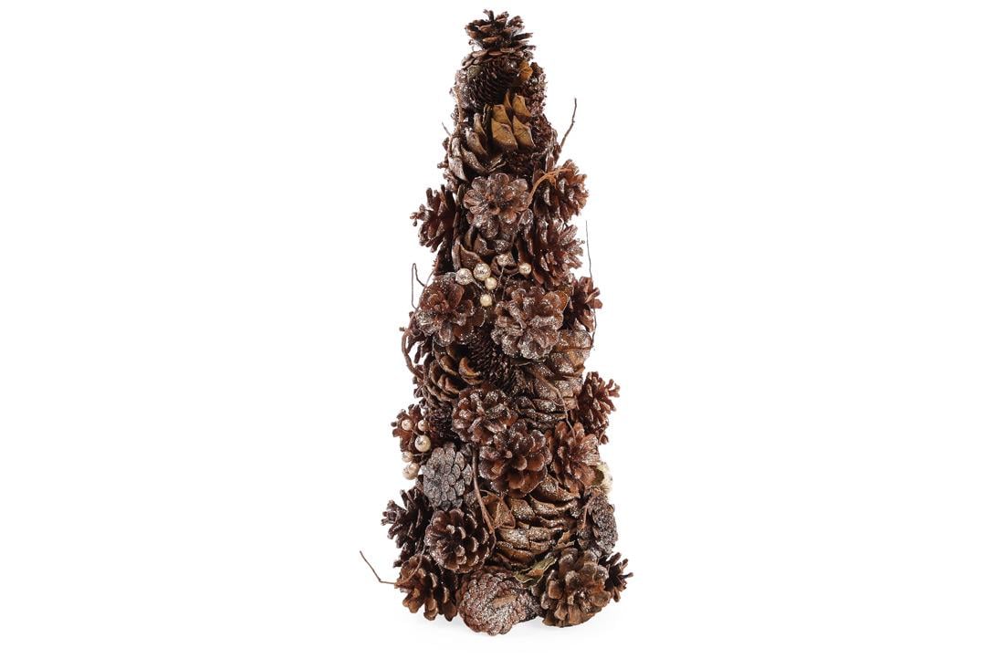 Декор BonaDi Ёлочка из шишек и ягод (743-252)