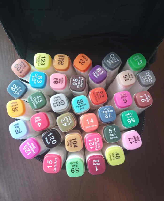 Маркеры двусторонние на спиртовой основе 36 шт. Белый - фото 2 Маркеры двусторонние на спиртовой основе 36 шт. Белый - фото 2