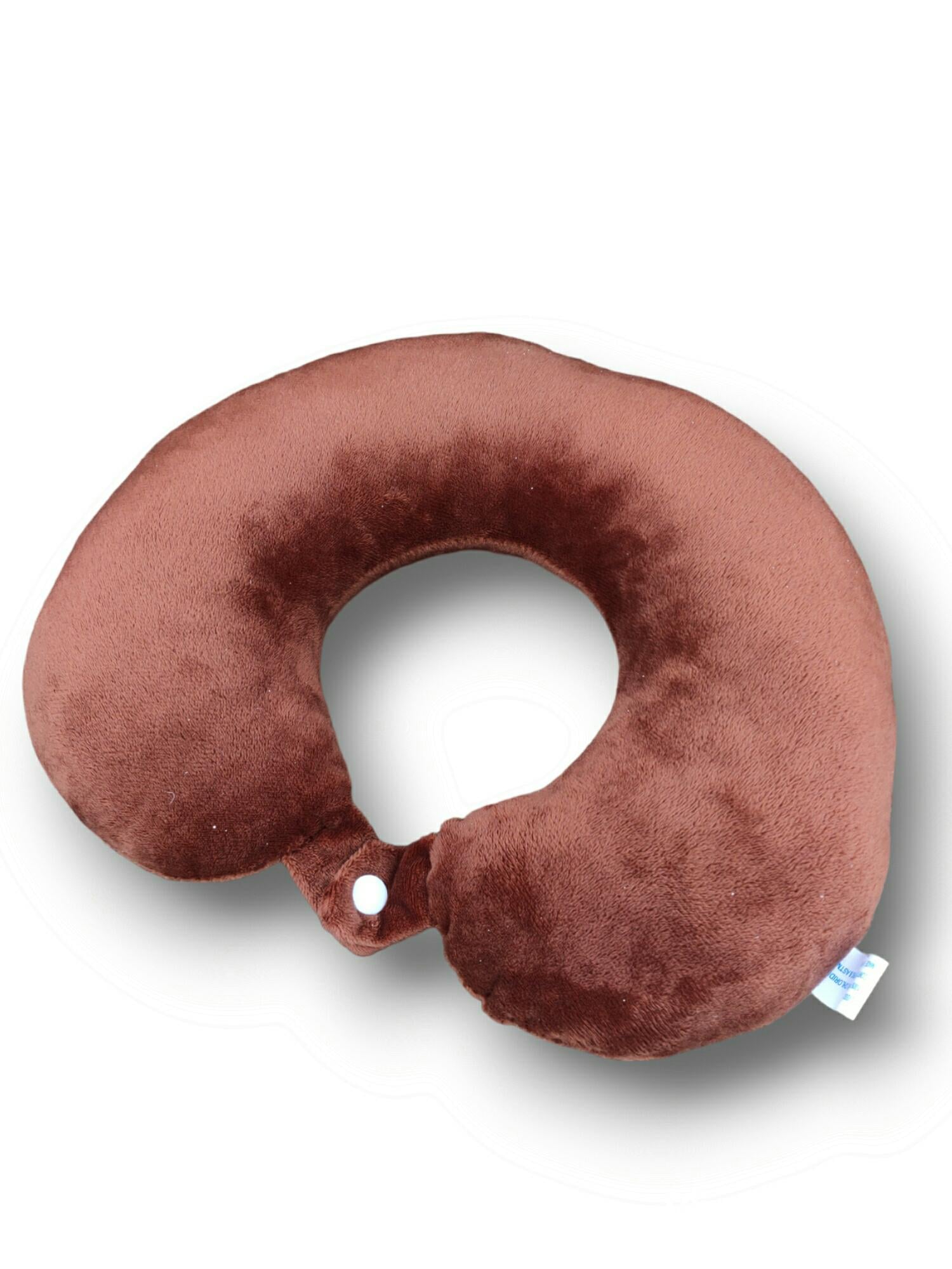 Подушка дорожная 28х27х9 см Коричневый (1652)