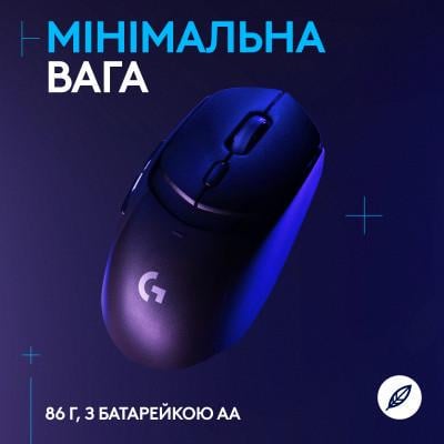 Компьютерная мышка Logitech G309 Lightspeed Wireless/Bluetooth Black (910-007199) - фото 5