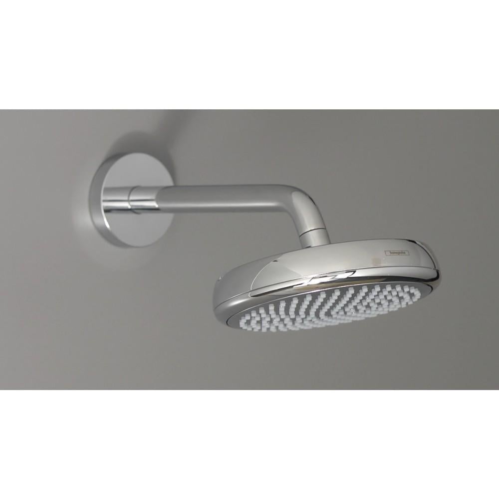 Лейка для верхнего душа Hansgrohe Crometta 160 26577000 круглая 178 мм Хром (113622) - фото 4