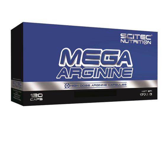 Аргінін для спорту Scitec Nutrition Mega Arginine 120 капсул - фото 1