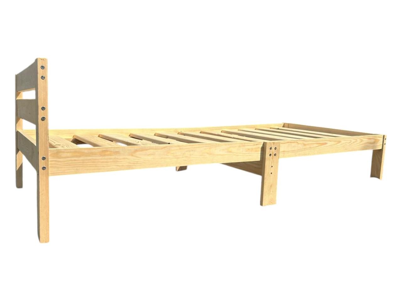 Кровать односпальная деревянная Звездная из массива сосны 90х200 см (26760343) - фото 5