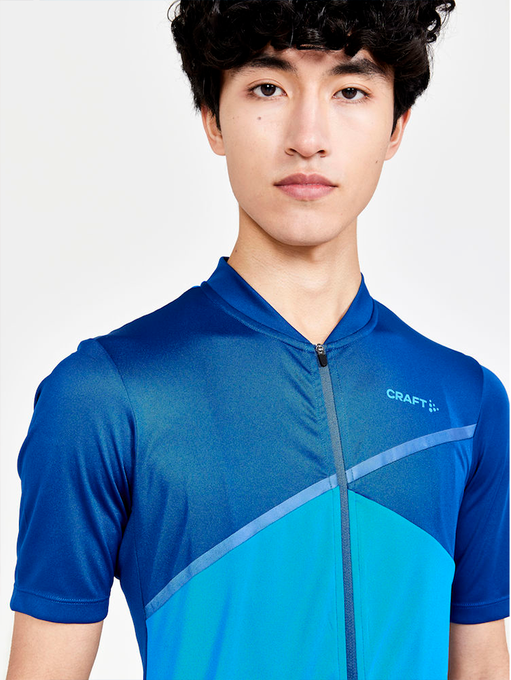 Мужская велофутболка СRAFT Core Endurance Logo Jersey 1910528-371000 L Thunder/Blue - фото 5