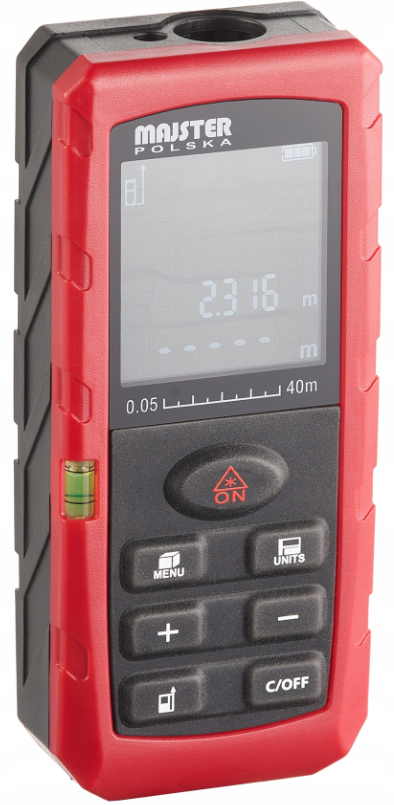 Лазерний далекомір Majster Polska 40 м (27106505) Лазерний далекомір Majster Polska 40 м (27106505)