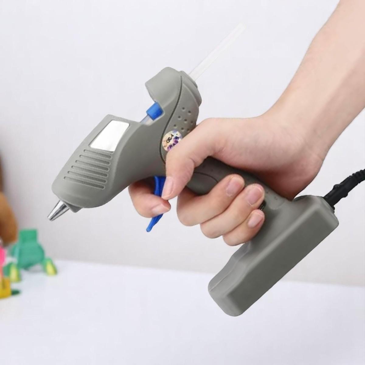 Набір пістолет клейовий JDER із клейовими стрижнями 1 кг - фото 4