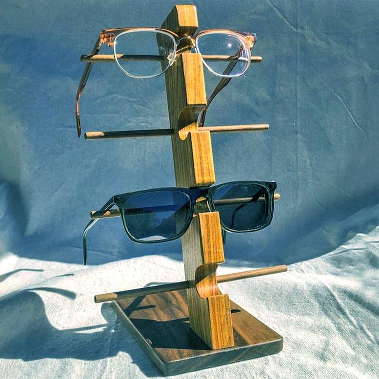 Органайзер для очков из дерева Милиси 4 Сиена/Капучино (ОЧК-40300509) Органайзер для очков из дерева Милиси 4 Сиена/Капучино (ОЧК-40300509)