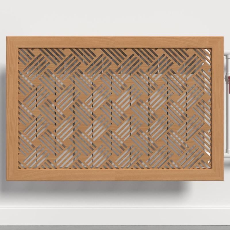 Решетка-экран на батарею SMARTWOOD 600 мм Бук Бавария (R20312105)