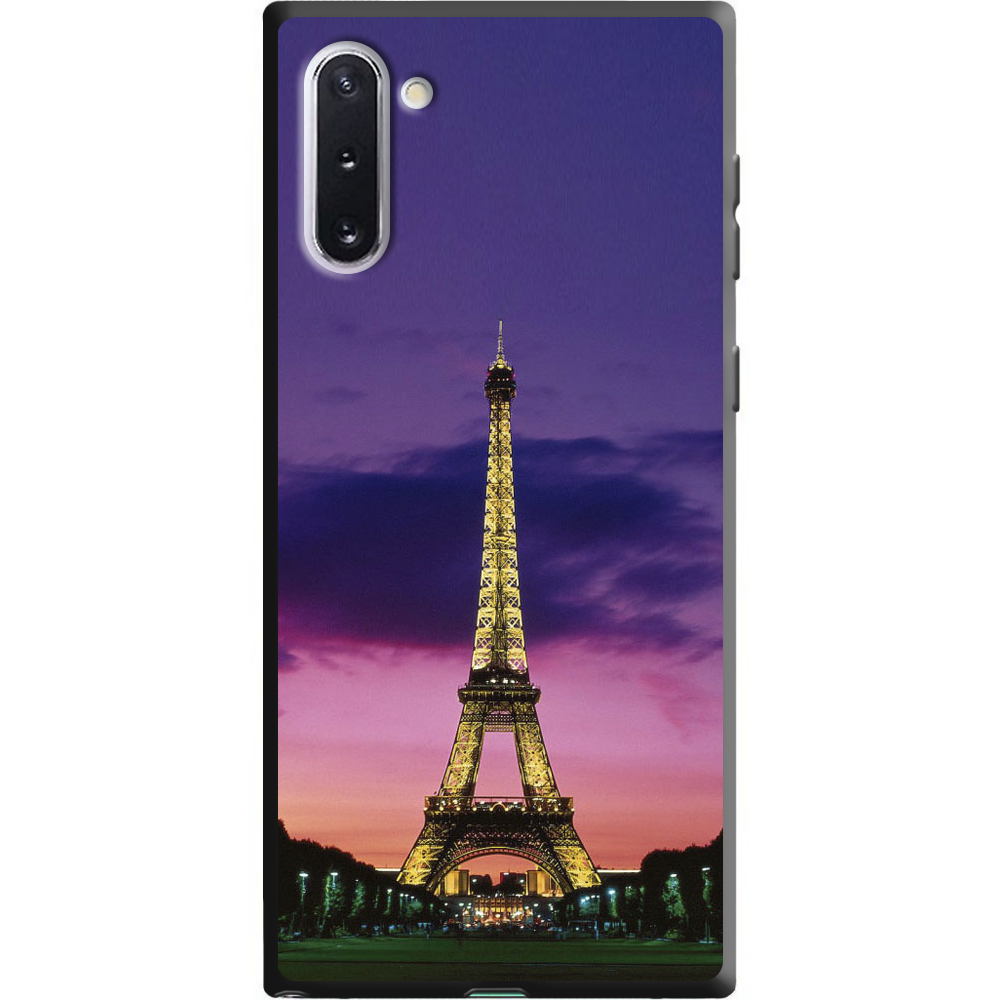 Чехол Boxface Samsung N970 Galaxy Note 10 Полночь в Париже Черный силикон (37407-up964-38697)
