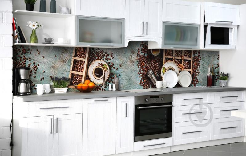 Скинали на кухню Zatarga «Отборные зёрна» 600х2500 мм виниловая 3Д наклейка кухонный фартук самоклеящаяся Скинали на кухню Zatarga «Отборные зёрна» 600х2500 мм виниловая 3Д наклейка кухонный фартук самоклеящаяся