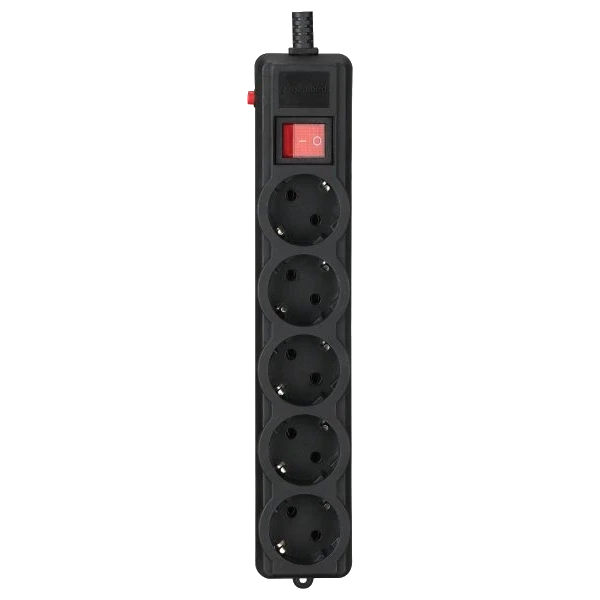 Фільтр мережевий 1,8 м кабель 5 розеток Gembird SPG5-G-6B-PRO (2983440213)