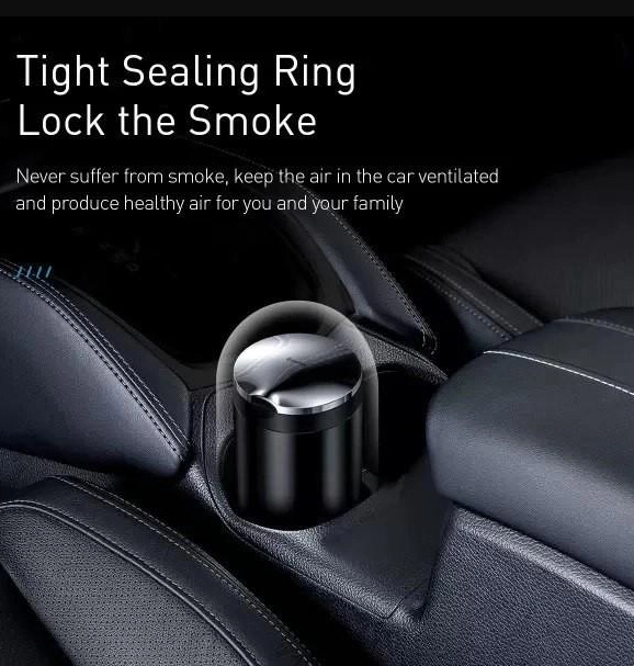 Попільничка Baseus Premium Car Ashtray Black - фото 8