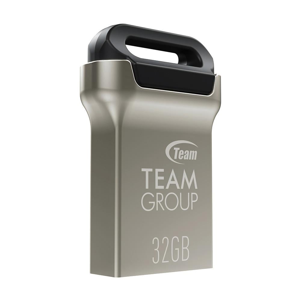 Флеш-память USB Team Group C162 32 Гб USB 3.1 Серый с черным (TC162332GB01) - фото 2 Флеш-память USB Team Group C162 32 Гб USB 3.1 Серый с черным (TC162332GB01) - фото 2