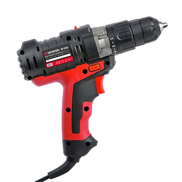 Шуруповерт сетевой Intertool WT-0104 Красный