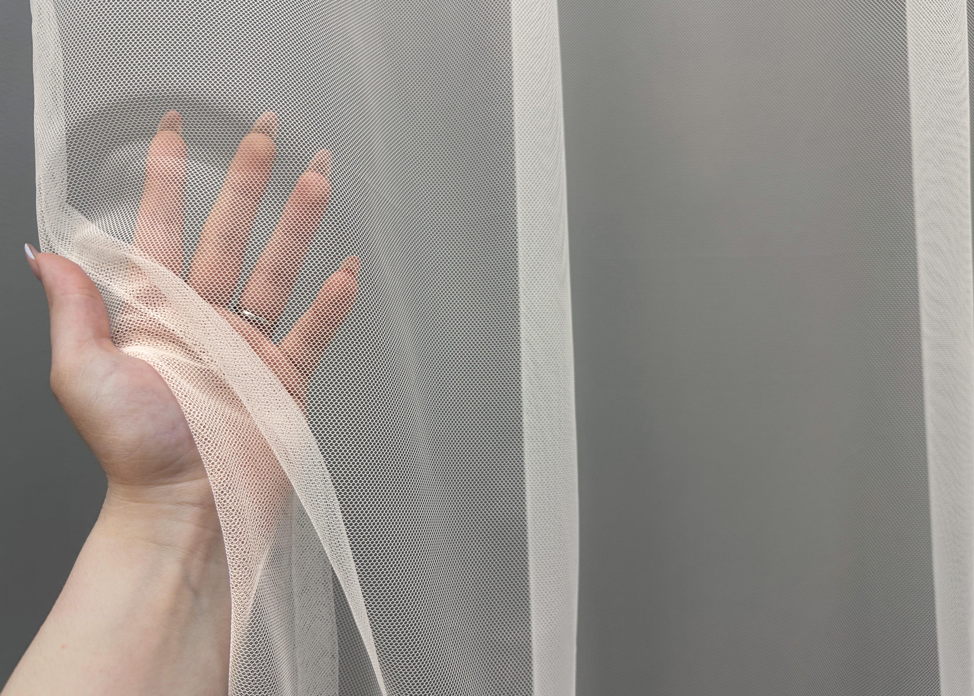 Тюль VR-Textil 1659т Грек-сітка з вишивкою 300х270 см Молочний/Пудровий (42-0667) - фото 5 Тюль VR-Textil 1659т Грек-сітка з вишивкою 300х270 см Молочний/Пудровий (42-0667) - фото 5