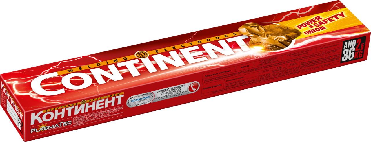 Электроды CONTINENT АНО-36 3 мм 2,5 кг (23812100) Электроды CONTINENT АНО-36 3 мм 2,5 кг (23812100)