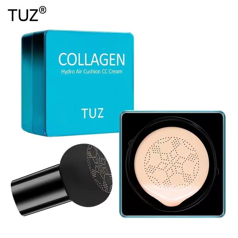 Тональный крем-кушон TUZ Collagen Hydro Air Cushion CC Cream №2 для лица со спонжем 15 г (MS-13665) - фото 3