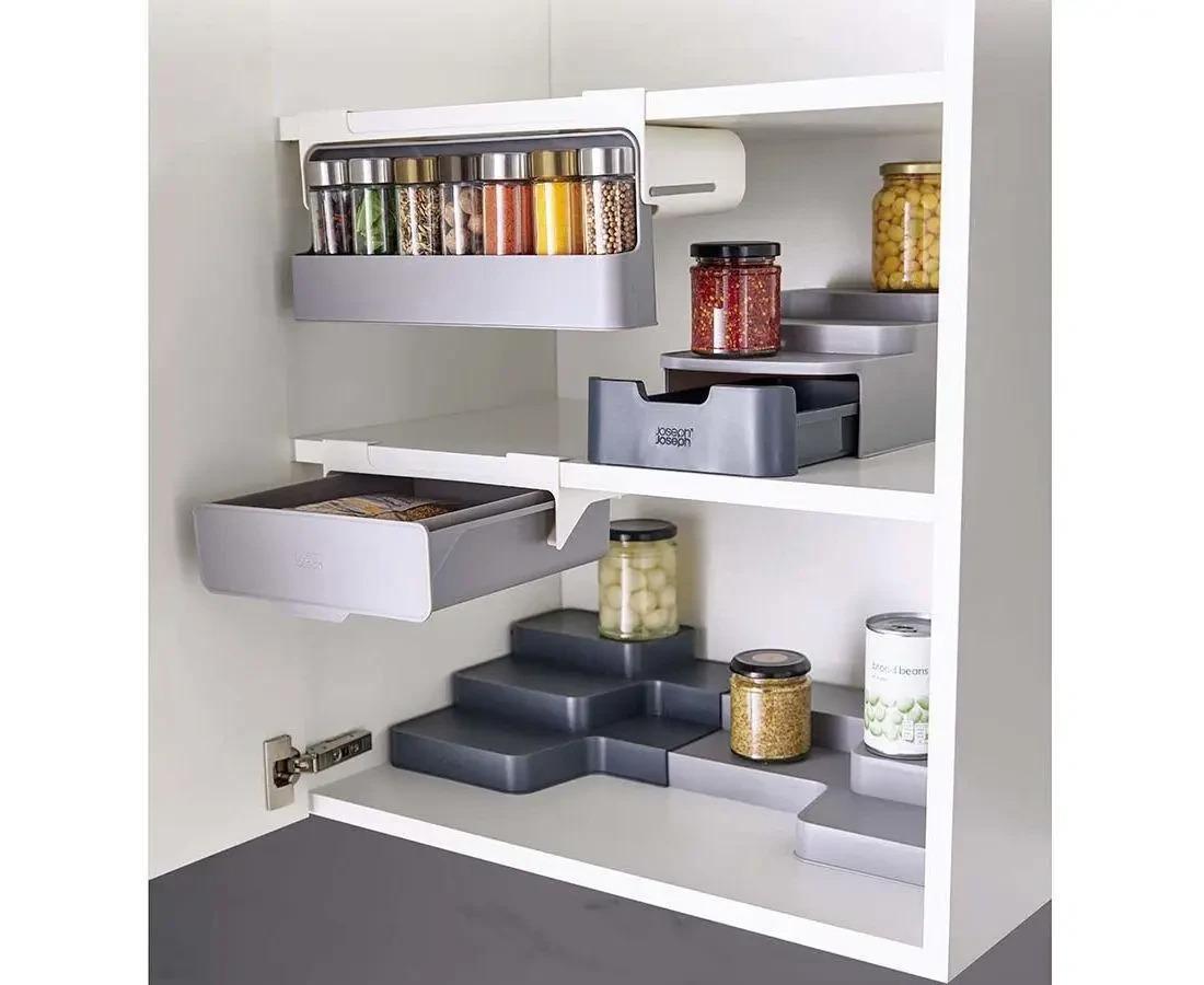 Органайзер для зберігання спецій Sokany підвісний з баночками Серій (34203) - фото 4 Органайзер для зберігання спецій Sokany підвісний з баночками Серій (34203) - фото 4