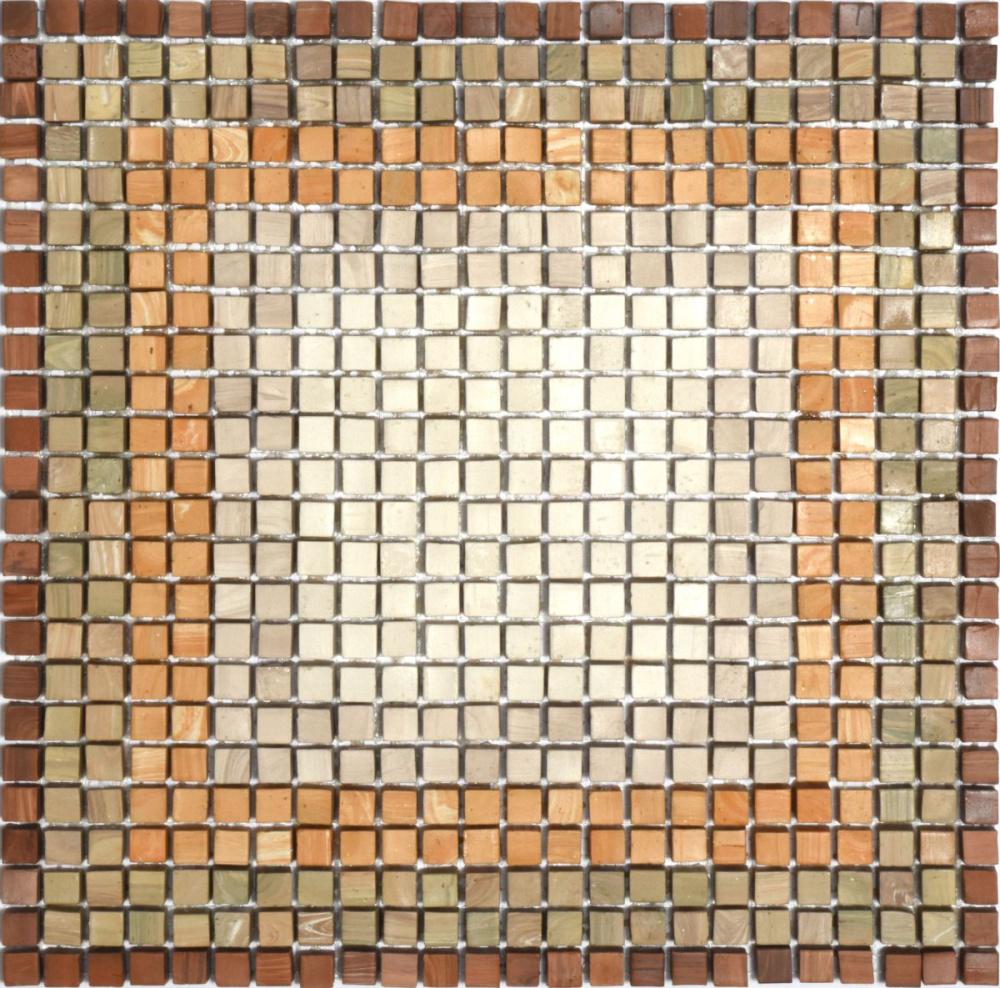 Керамогранитная мозаика Kotto Ceramica MI7 DE 202 300x300х10 мм/10x10 мм Sabbia\Solare\Dorato\Muschiato\Noce