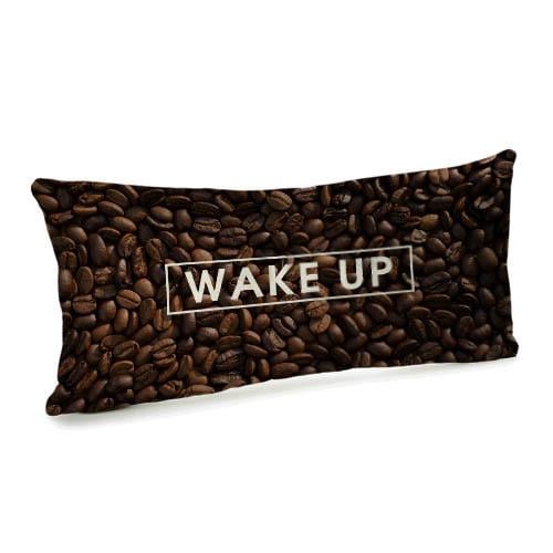 Подушка для дивана бархатная Wake up 50x24 см (52BP_ORG001)