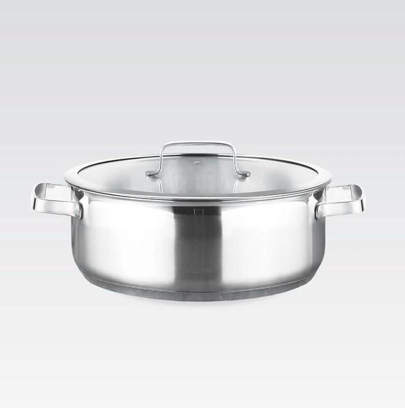 Кастрюля с крышкой Shallow Maestro 2000 мл 22х7 см Кастрюля с крышкой Shallow Maestro 2000 мл 22х7 см