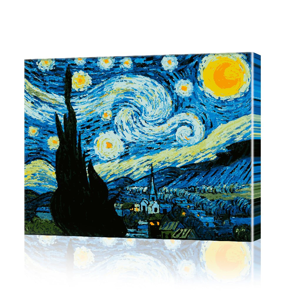 Картина по номерам ArtSale Ночь Ван Гога PBN0162 40х50 см